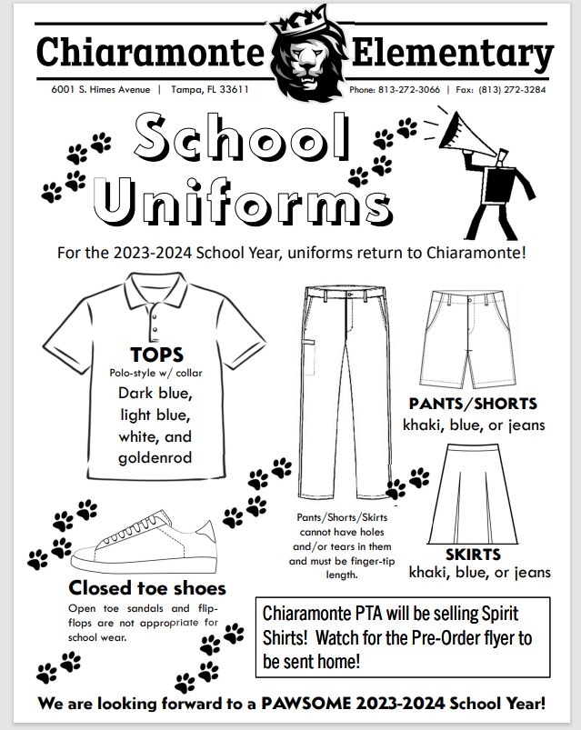  Chiaramonte Dress Code